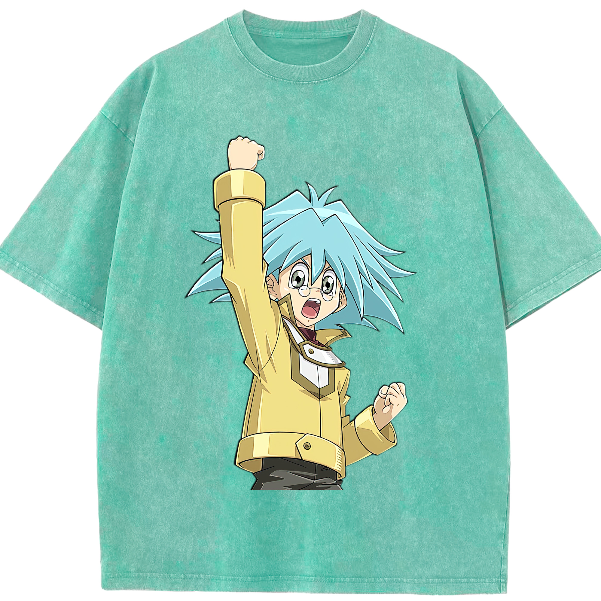 （画像用） 遊☆戯☆王 Yu-Gi-Oh! 綿100% ヴィンテージ風 半袖Tシャツ（フロントプリント）